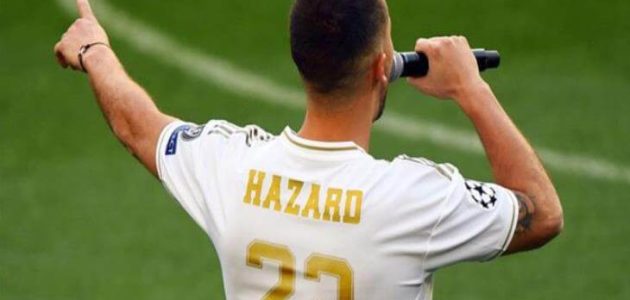 هازارد يختار قميص 23 لبيكهام في ريال مدريد