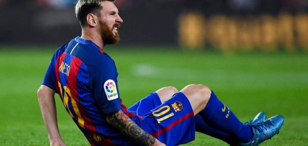 الإصابة تعرقل ميسي من المشاركه مع برشلونه في أول لقاء بالدورى الاسباني