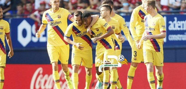 ينتزع برشلونة فوز صعب من أمام ليجانيس