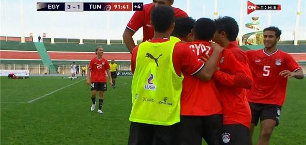 فيديو | منتخب مصر يفوز على تونس بثلاثية في بطولة شمال إفريقيا للشباب