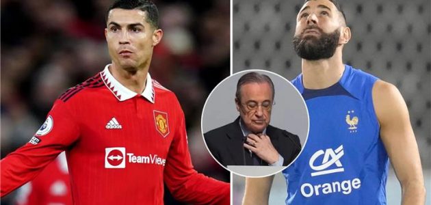 تقارير توضح مدى إمكانية عودة رونالدو إلى ريال مدريد لتعويض بنزيما