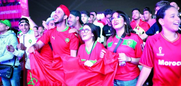 الفرحة تعم أرجاء قطر لفوز المنتخب المغربي