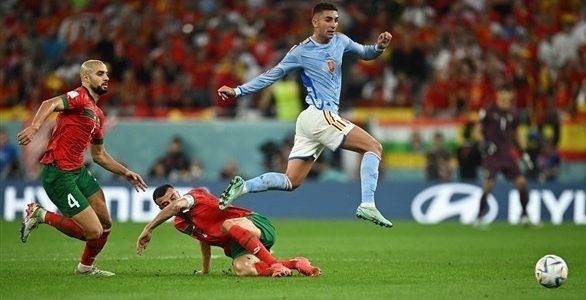 الشوط الأول: تعادل سلبي بين المغرب وإسبانيا