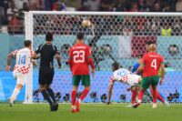 منتخب كرواتيا يسجل الهدف الثاني في مرمى المغرب