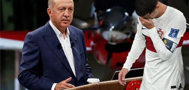 أردوغان: رونالدو تعرض لعقوبات سياسية.. وسيذهب إلى السعودية