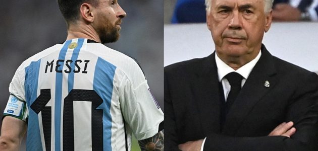 "لن يصدر هذا من فمي.. أنشيلوتي مدرب ريال مدريد يرفض وصف ميسي بـ "الأفضل في التاريخ