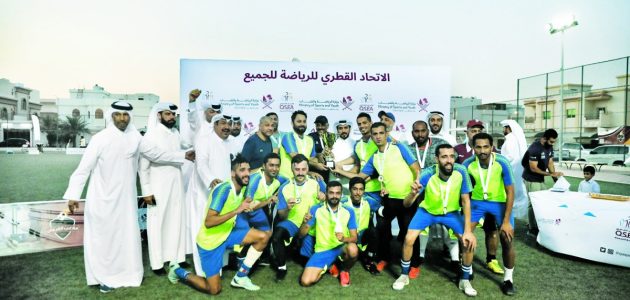 شباب الدوحة يتوج ببطولة ملاعب الفرجان التاسعة