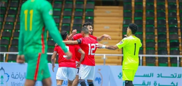 منتخب مصر يهزم موريتانيا 72 في كأس العرب لكرة الصالات