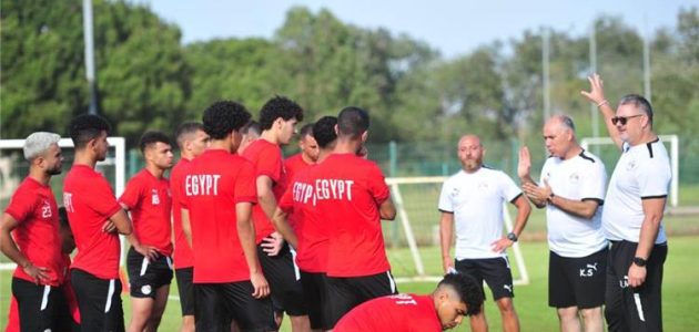 صور | منتخب مصر الأولمبي يخوض تدريبه الأول بالمغرب استعدادًا لودية الكونغو