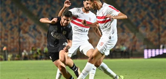 أحمد فتوح يسجل هدف الزمالك الثالث أمام فاركو في كأس مصر