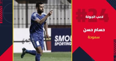 حسام حسن يفوز بجائزة أفضل لاعب في الجولة الـ24 بالدورى