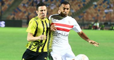 فادى فريد يسجل أول أهداف المقاولون فى شباك الزمالك