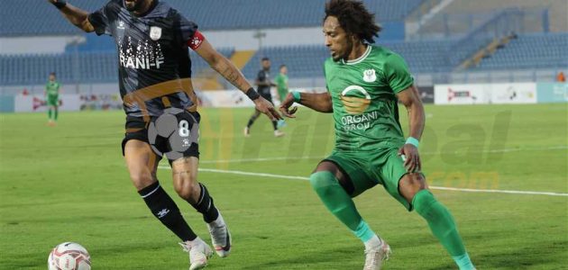 استراحة الدوري المصري – فاركو (0)-(1) المصري.. نهاية الشوط الأول