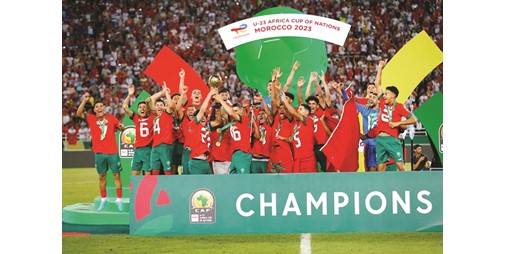 المغرب بطلاً لكأس أمم أفريقيا للشباب