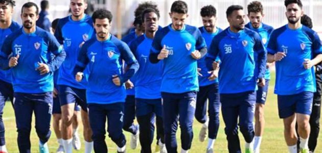 انتظام ثلاثي المنتخب الأولمبي في مران الزمالك استعدادا لمواجهة الأهلي